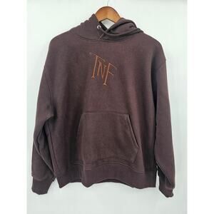 The North Face Women's S Heavyweight Coal Brown Monogram Hoodie
